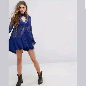 Free People Tell Tale Tunic Mini Dress Size Large
